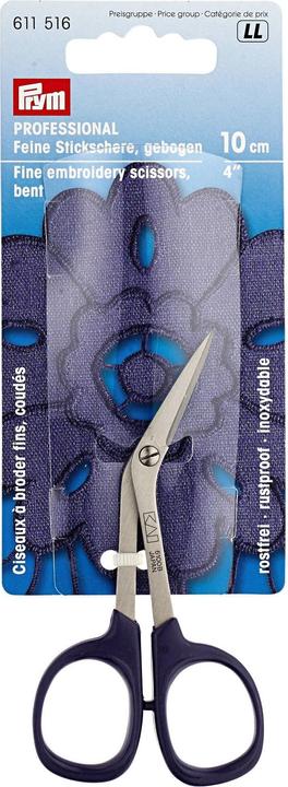 Actual product image Prym Embroidery scissors Professional 10 cm, curved (10 cm)
