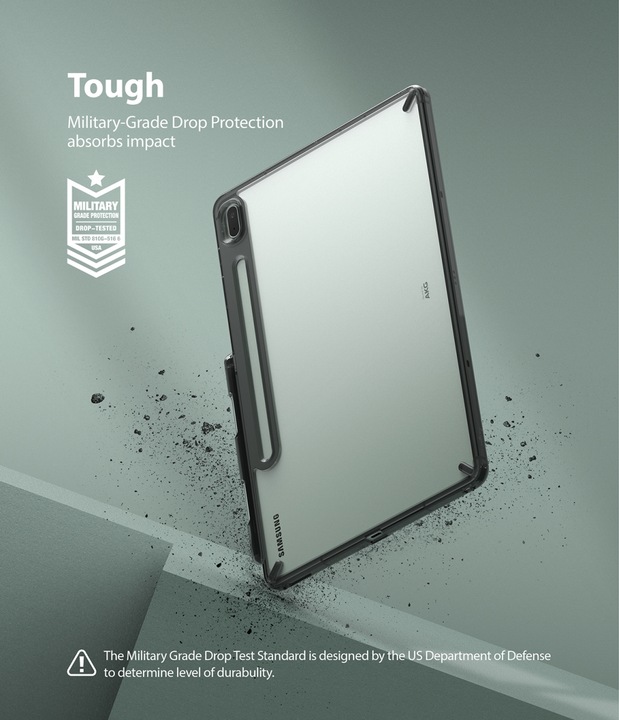 Actual product image Ringke Fusion Combo Great cool case with TPU frame for Samsung Galaxy Tab S7 11 " + adhesive foldi (Galaxy Tab S7 11.0")