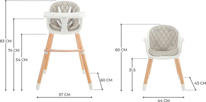 Actual product image KinderKraft Sienna (Highchair)