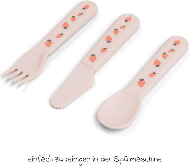 Produktbild Done by Deer Esslernbesteck 3-tlg. Besteck-Set Foodie - Tiny Farm -