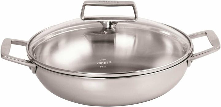 Immagine prodotto Cristel Sauteuse Castel Pro 24 cm (24 cm, Pentola, Acciaio inossidabile)