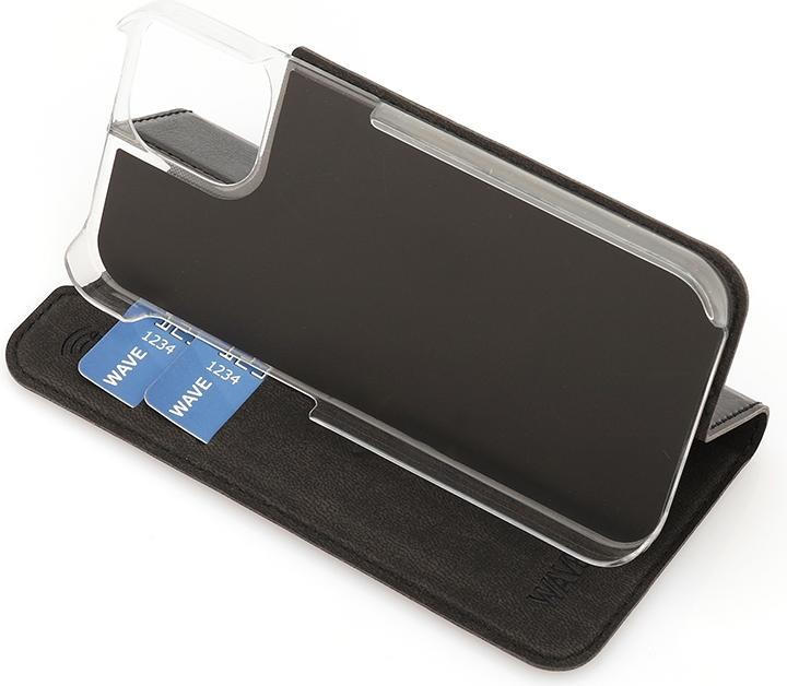 Image du produit Wave BookCase -suojakotelo, iPhone 13 mini, musta (Apple iPhone 13 mini)