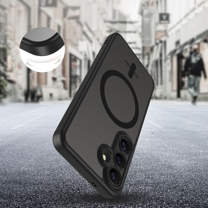 Produktbild Tech-Protect Samsung Galaxy S25 MagCam MagSafe Case - Schwarz (Samsung Galaxy S25)