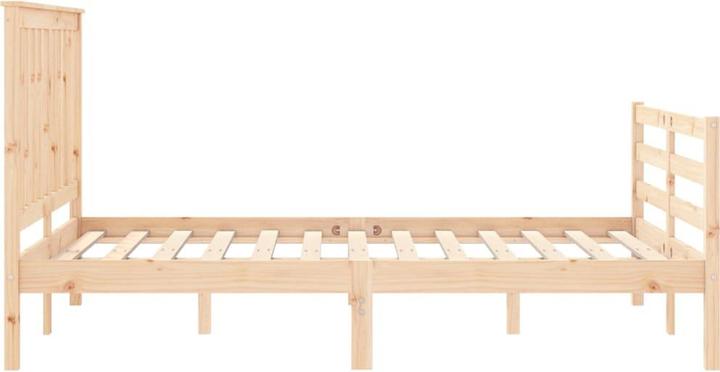 Produktbild VidaXL Massivholzbett mit Kopfteil 2FT6 Small Single (75 x 190 cm)