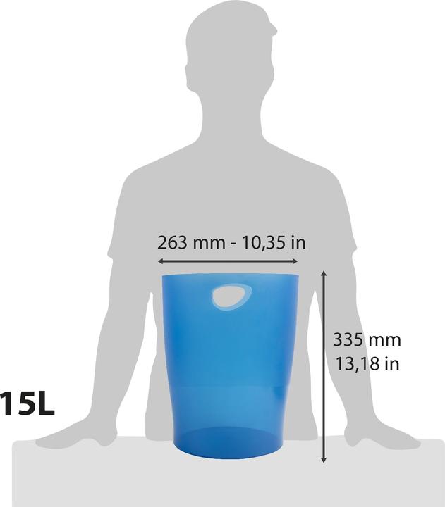 Produktbild Exacompta Papierkörbe (15 l)