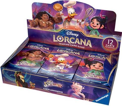 GED Lorcana Box 24 buste: Cieli Scintillanti ITA (Italian, Booster display)