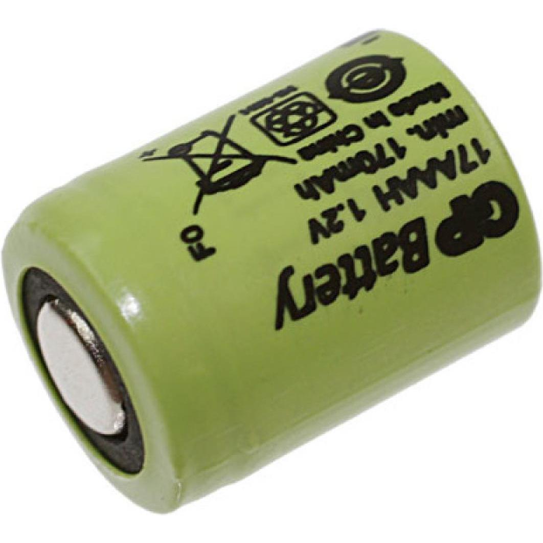 AGI Akku kompatibel mit 1/3 AAA (1 Stk., 170 mAh, Ladegerät ohne Akku), Akku Ladegerät