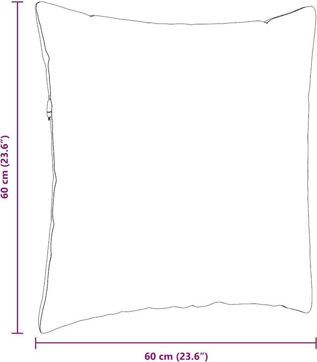 Actual product image vidaXL Sofakissen (60 x 60 cm)