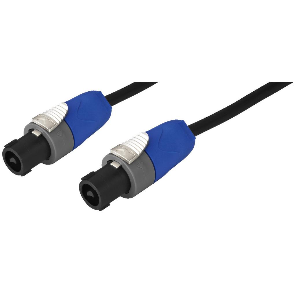 Monacor Musiker-Lautsprecherkabel (20 m, 2 mm²), Lautsprecherkabel, Schwarz