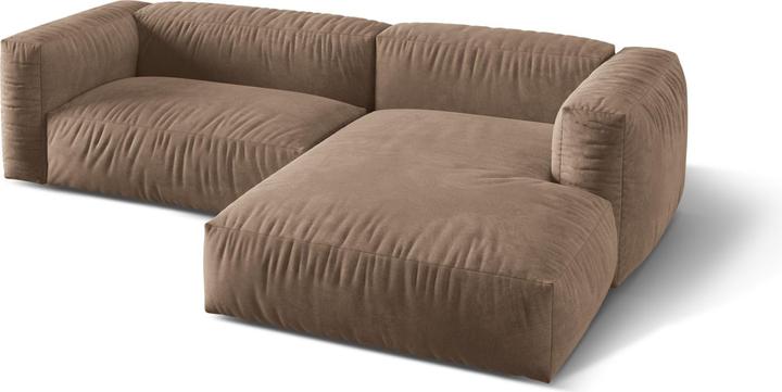 Image du produit Micadoni Canapé D'Angle Droit Modulaire, "Martina", 2 Places, 283x176x75 Fabriqué en Europe (Canapé modulaire, Canapé d'angle)