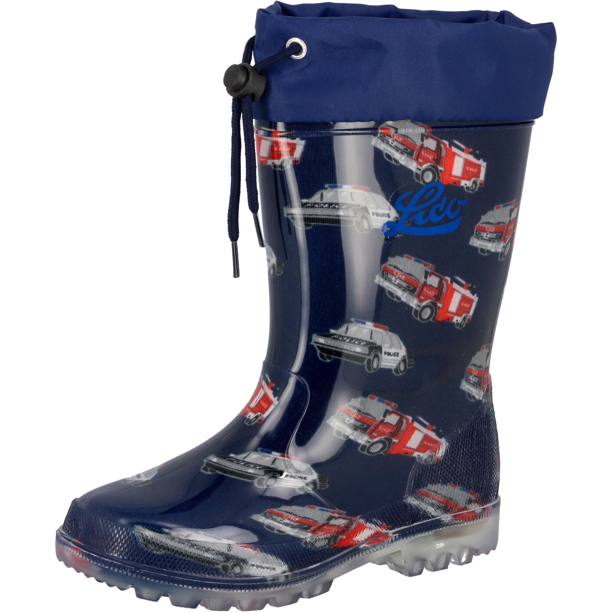 Lico, Jungen, Gummistiefel, Powerlight W Blinky, Blau, (30)