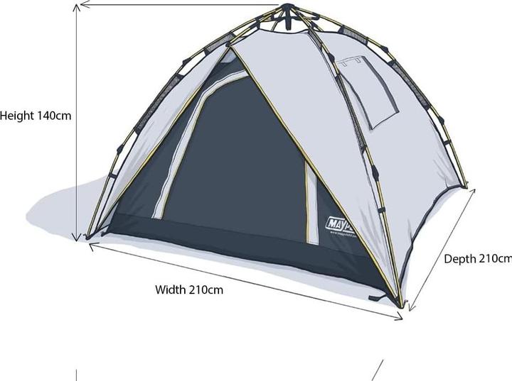 Actual product image Maypole Two Spot Car Tent (2 persons)
