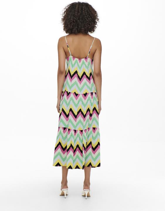 Actual product image Only Patterned strap maxi dress (M)