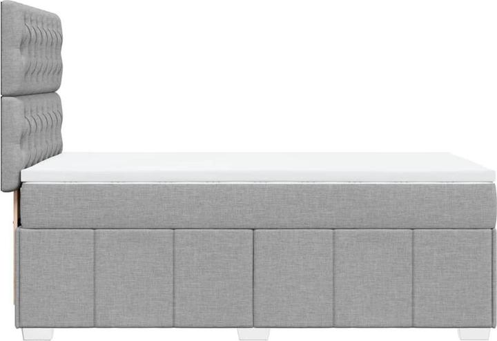 Produktbild vidaXL Bo x springbett mit Matratze 100 x 200 cm Stoff (100 x 200 cm)