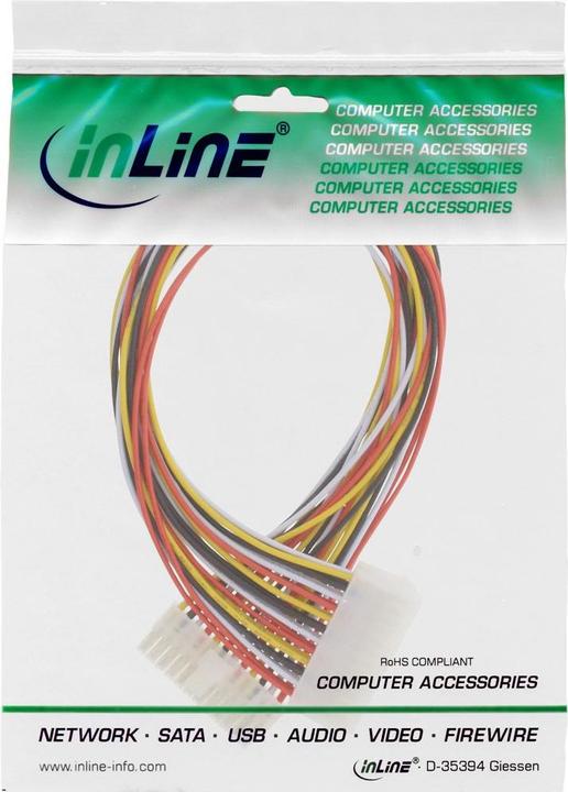 Produktbild InLine Strom Verlängerung intern (45 cm)