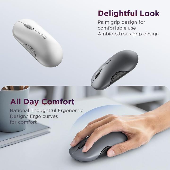 Produktbild Lenovo 700 Multi-Device Wireless Silent Mouse Luna Grey (P) (Kabellos)