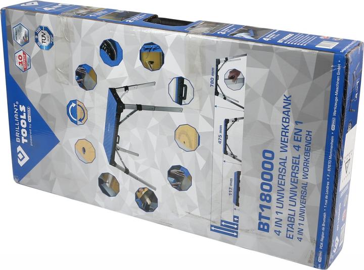 Produktbild Brilliant Tools Werkbank (117 cm, 89 cm)