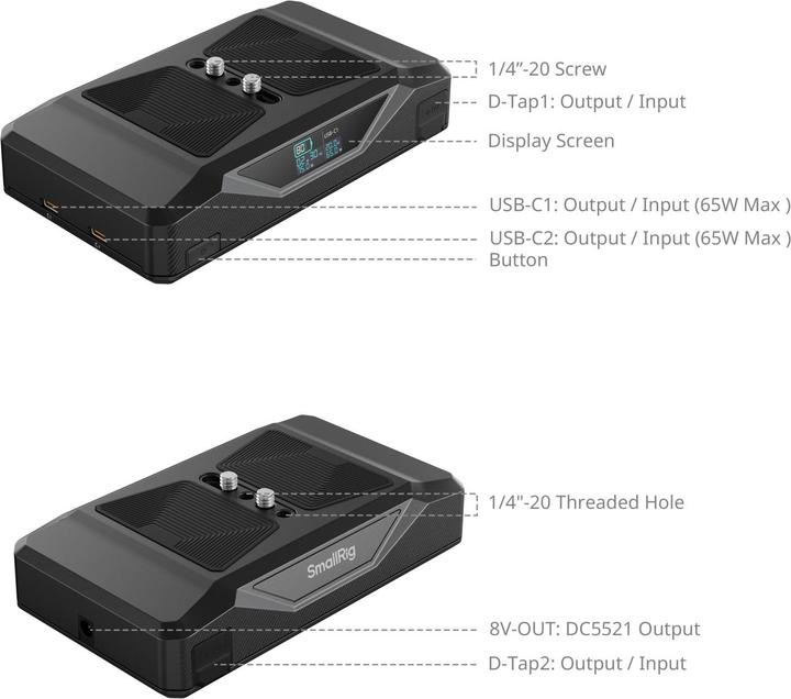 Produktbild SmallRig CB75 Camera Base Battery Kit (Kamera Akku)