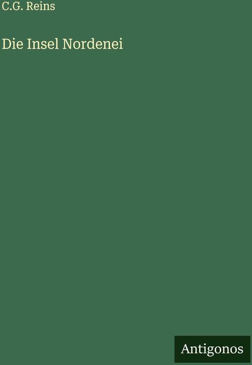 Produktbild Die Insel Nordenei (Deutsch, C. G. Reins, 2025)