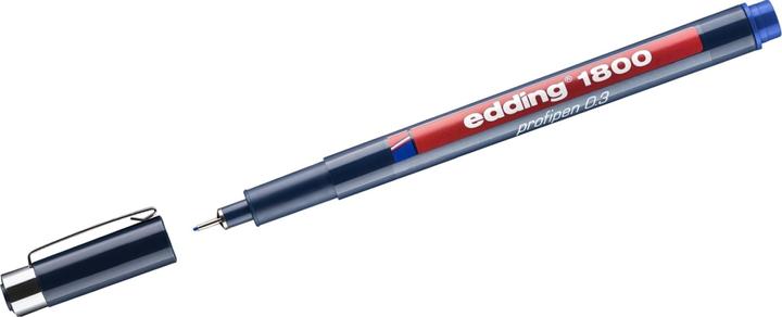 Produktbild Edding Faserzeichner Profipen 1800 (Blau, 1 x)