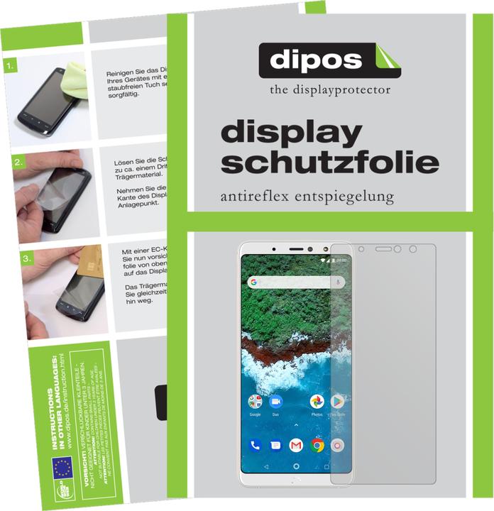Actual product image Dipos Screen Protector Anti-Glare (2 pcs., BQ Aquaris X2)
