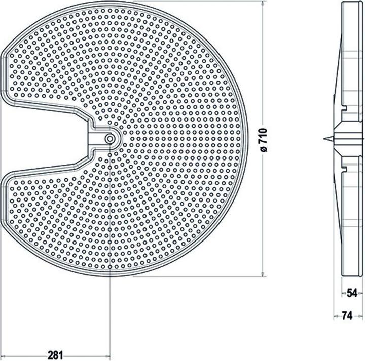 Productafbeelding Ninka Hoekkast draaibaar schap ECO 90° (1 Pcs.)