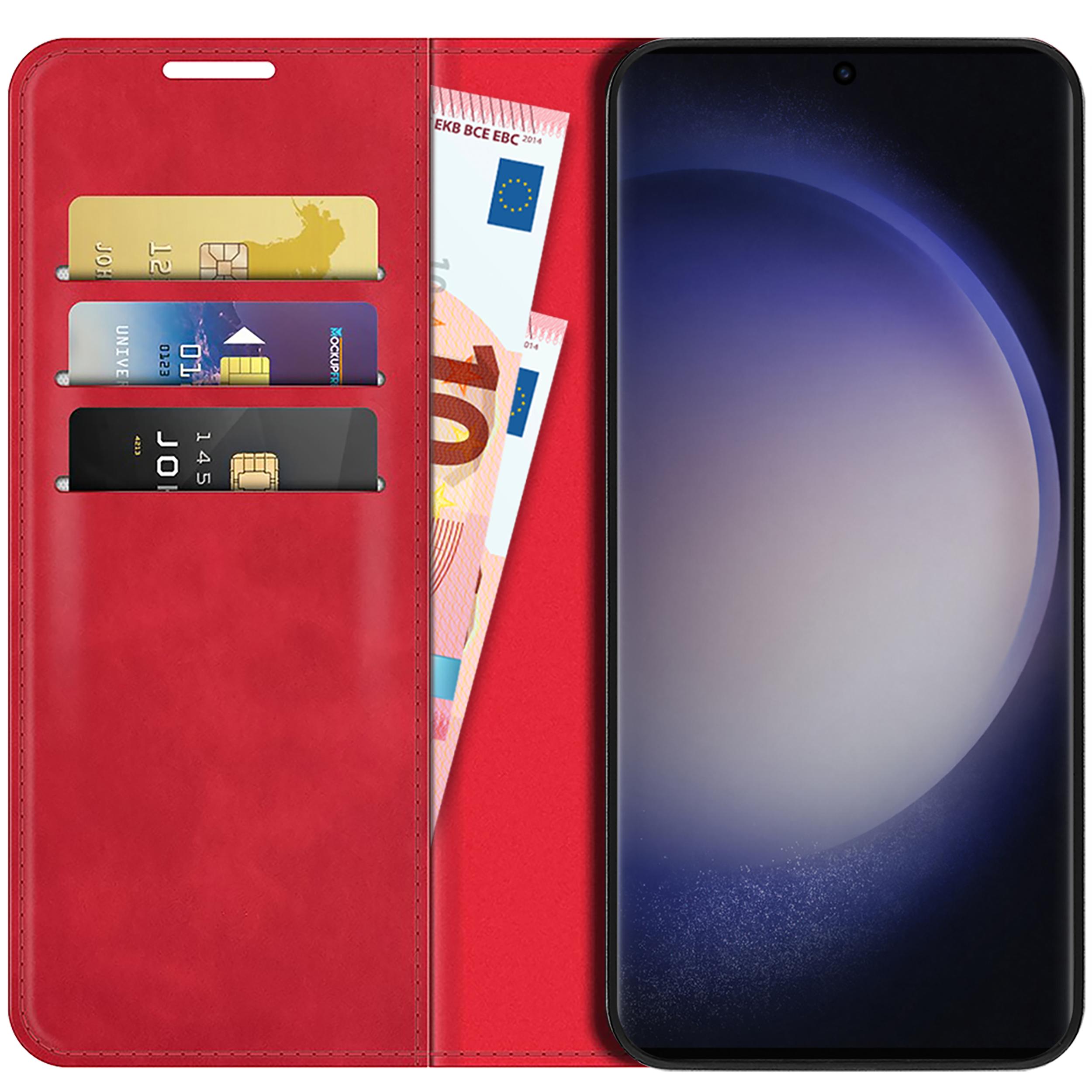 Thumbnail - Cazy Book Case Kompatibel mit Samsung Galaxy S23 Ultra - Hülle klappbar Magnetisch Kunstleder - (Samsung Galaxy S23 Ultr...