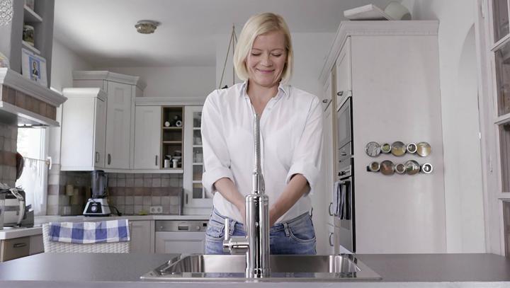 Actual product image Aquadon Smart Heater Flex-Head