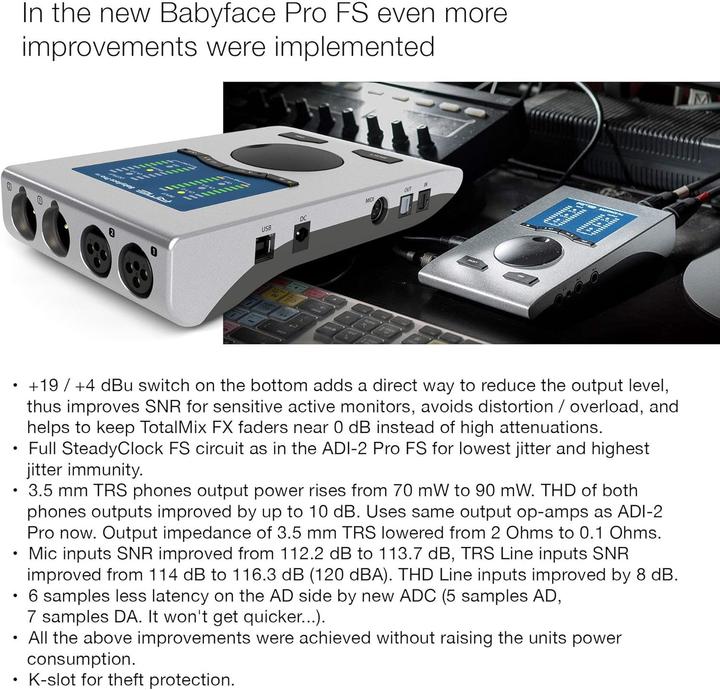 Productafbeelding RME Audio Audio-interface Babyface Pro FS (USB)