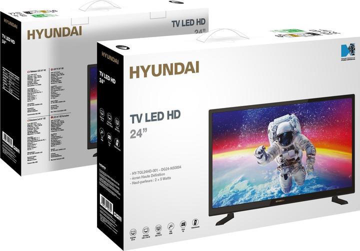 Actual product image Hyundai HY-TQL24HD TV LED 24" (24", LED, HD+)