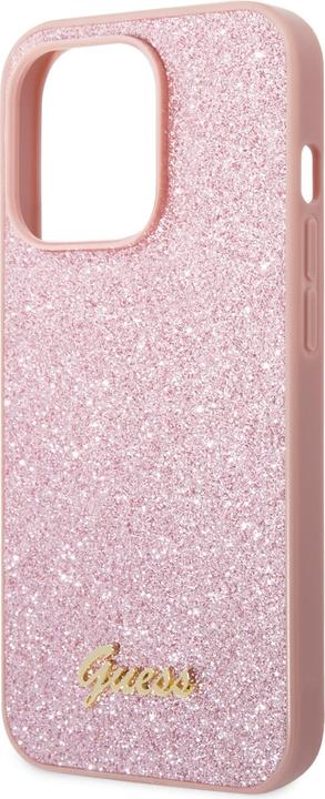 Image du produit Guess GUHCP14X4GMGPI iPhone 14 Pro Max 6,7" różowy/pink hardcase 4G Big Metal Logo (Apple iPhone 14 Pro Max)