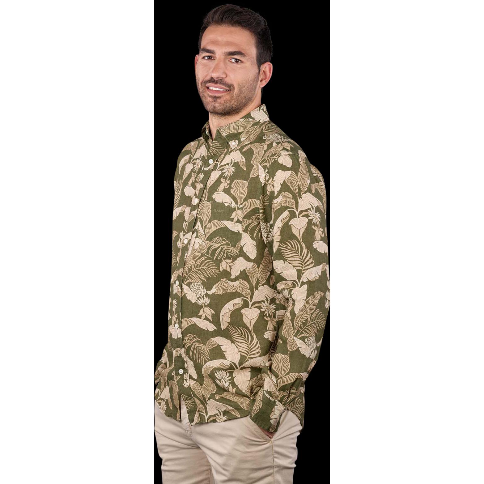 Thumbnail - GANT, Herren, Hemd, 10018355, Grün, (S)