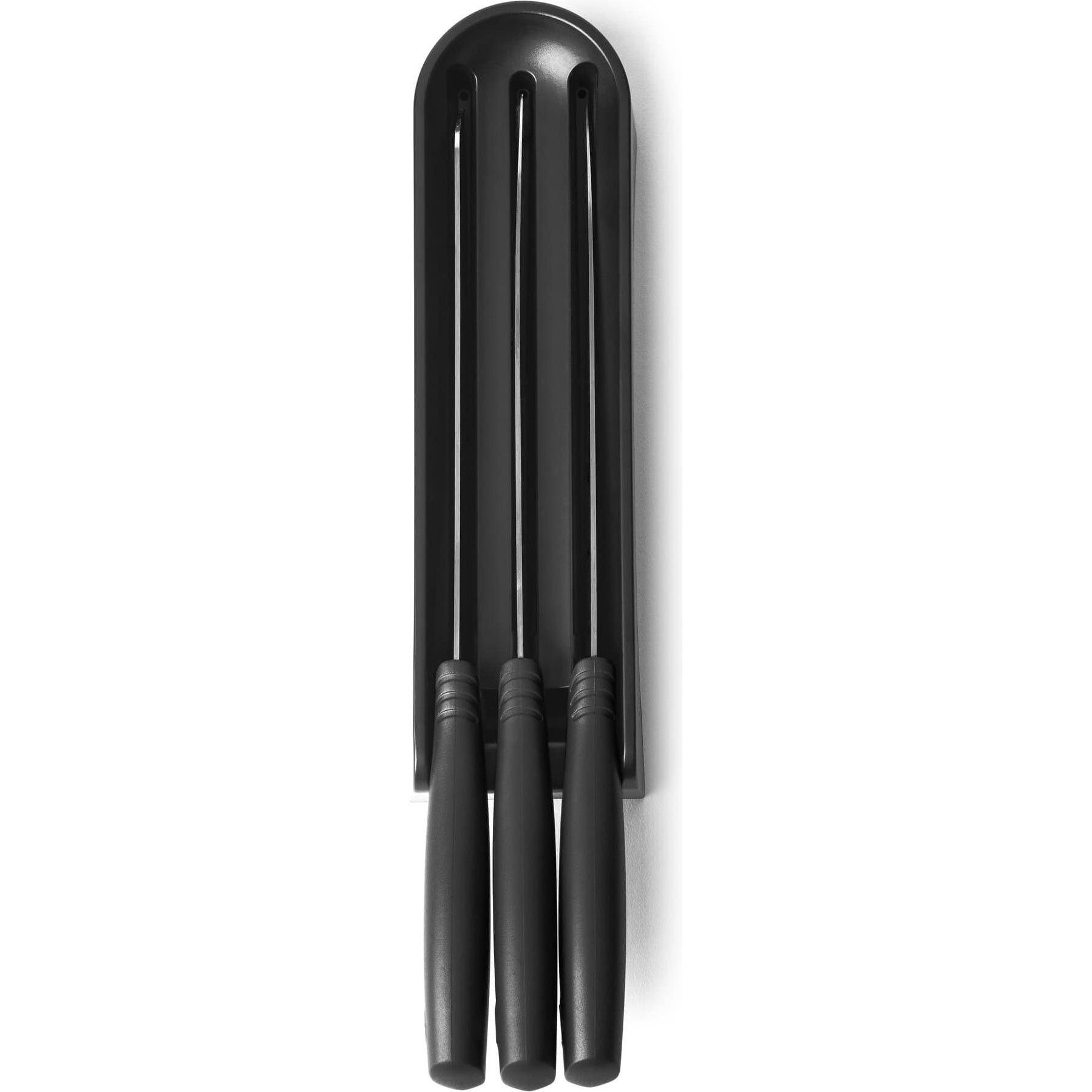 Brabantia Schubladenmesserblock plus Messer, Messerblock, Grau