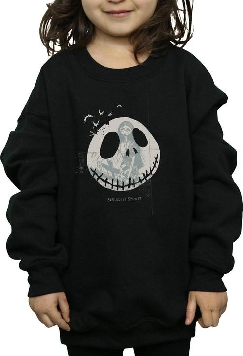 Produktbild Disney Nightmare Before Christmas Seriously Spooky Sweatshirt Mädchen (140, 146)