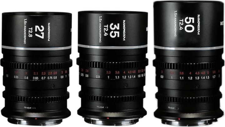 Produktbild Venus Optic Festbrennweite Nano S35 Prime Kit (Silver) – Canon RF (Canon RF)