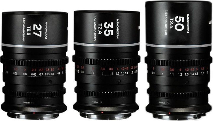 Immagine prodotto Venus Optic Kit Prime Nano S35 a focale fissa (argento) - Canon RF (Canon RF)