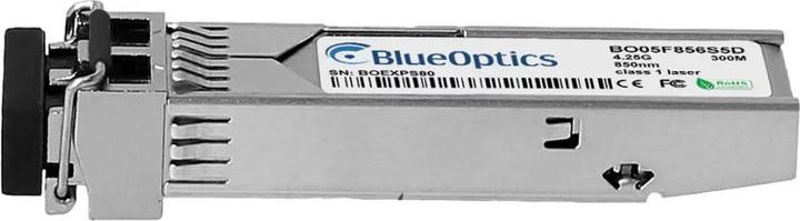 Actual product image BlueOptics Compatible HPE Compaq AFBR-57R6AEZ-HP1 © BO05F856S5D SFP Transceiver, LC-Duplex, 4GBASE-SW, Fibre C