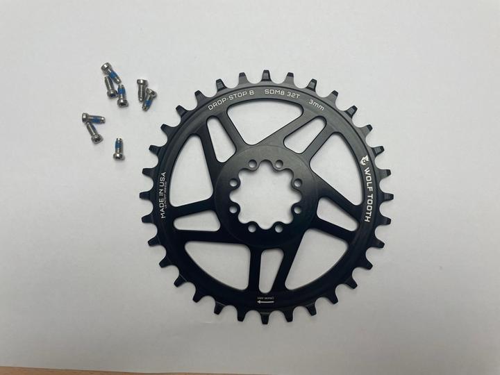 Produktbild Wolf Tooth Direct Mount Kettenblatt SRAM MTB 8 Bolt Drop-Stop B 28 Zähne (28)