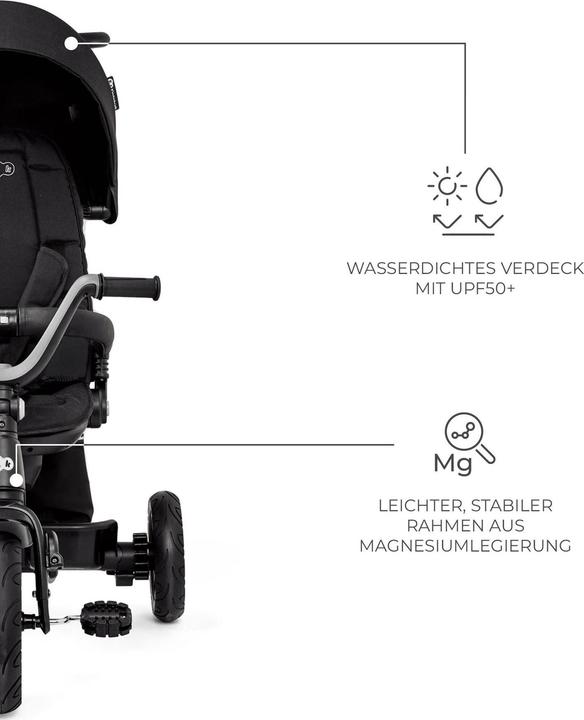 Actual product image KinderKraft Easytwist Black Trójkołowy