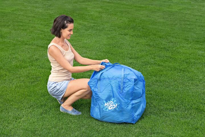 Produktbild Bestway Inflatable Water Park Pool 435x286x267cm + 5 Years Garden 53478