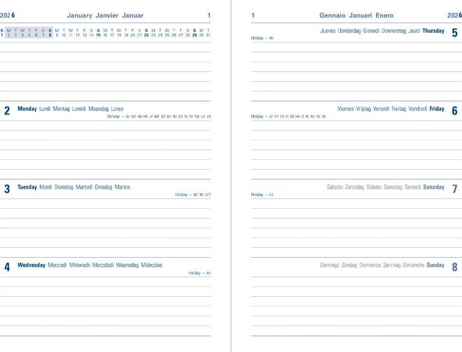 Immagine prodotto Letts Agenda Block (A5)