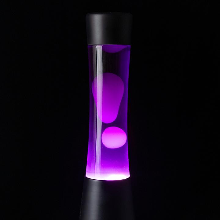 Image du produit Fisura Lampe à Lave LED - noir et violet - par (E14, E26)
