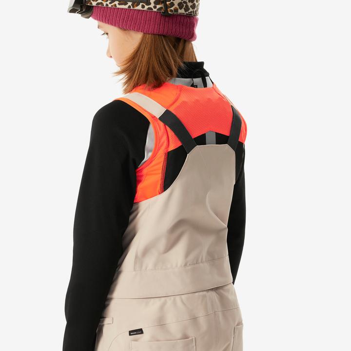 Produktbild Wedze Snowboardhose Latzhose Kinder Piste - 500 weiss (164)