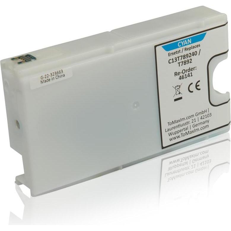 Inkadoo, Druckerpatrone, Druckerpatronen kompatibel zu Epson C13T789240 / T7892 Tintenpatrone, cyan Cyan (C)