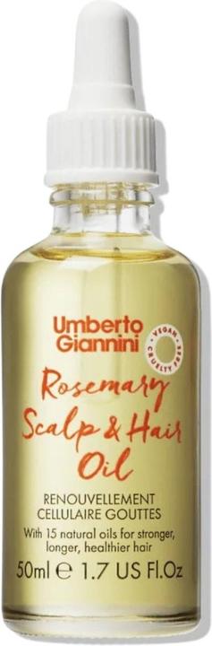 Immagine prodotto Umberto Giannini Trattamento all'olio di rosmarino per cuoio capelluto e capelli 50ml - Vegan e cruelty free (50 ml)