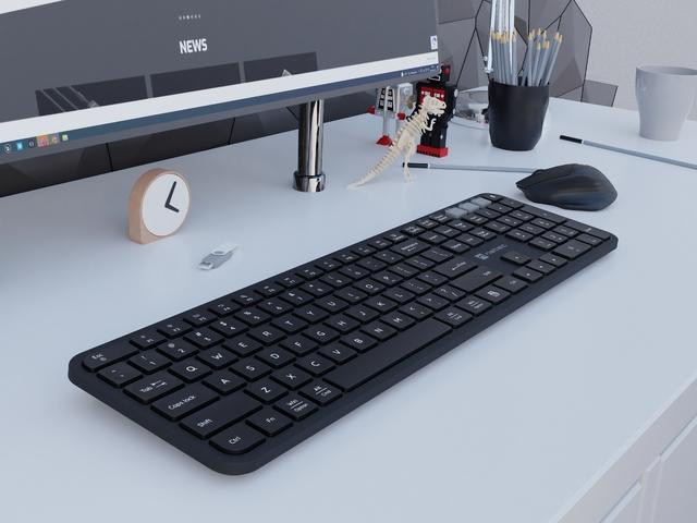 Produktbild Genesis OCTOPUS 2 US DRAHTLOSE TASTATUR + BLUETOOTH-MAUS + USB 2,4 GHz (US, Kabellos)