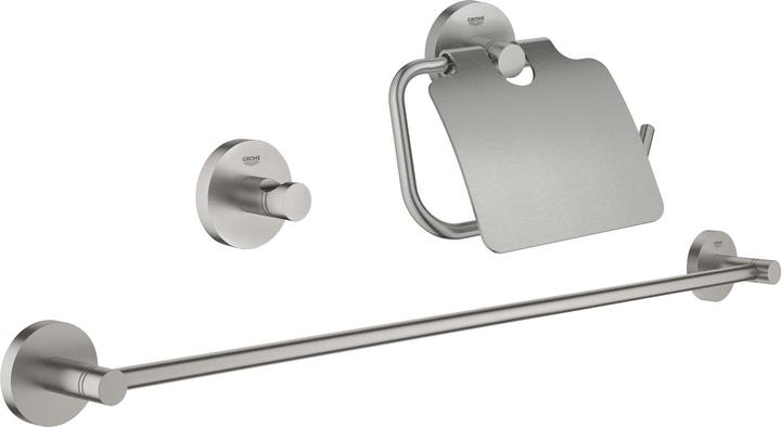 Produktbild Grohe Bad-Set ESSENTIALS 3 in 1 supersteel