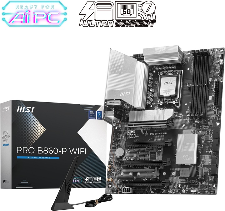 Actual product image MSI PRO B860-P WIFI (LGA 1851, Intel B860, ATX)