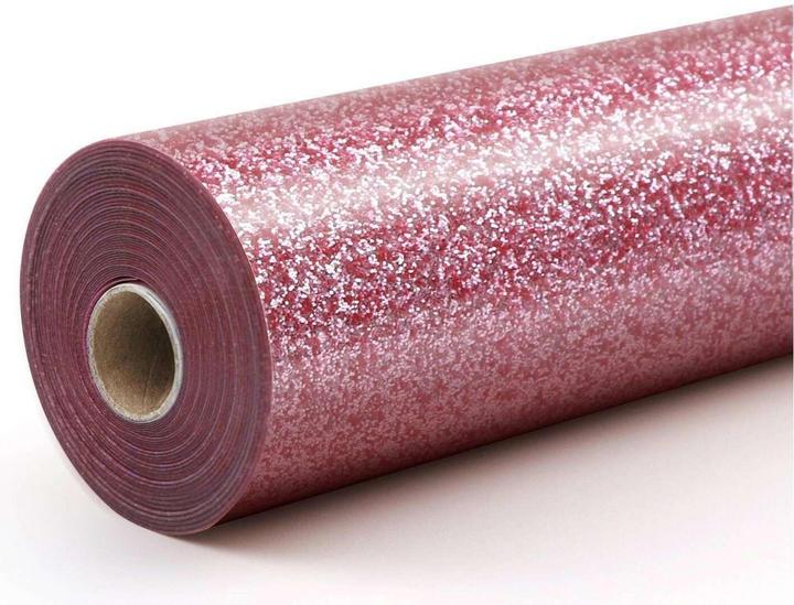 Actual product image Loklik Heat Transfer Vinyl Glitter - Pink