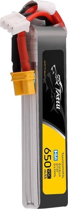 Produktbild Tattu Accumulator Lipo 2s 650mAh 95C 7.6V HV z XT30 Long-Pack (7.60 V, 650 mAh)